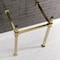 Kingston Brass VPB3322SQ7 22-Inch Stainless Steel Console Sink Legs, Brushed Brass VPB3322SQ7 - alternate 4
